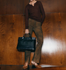 Eel Black Briefcase